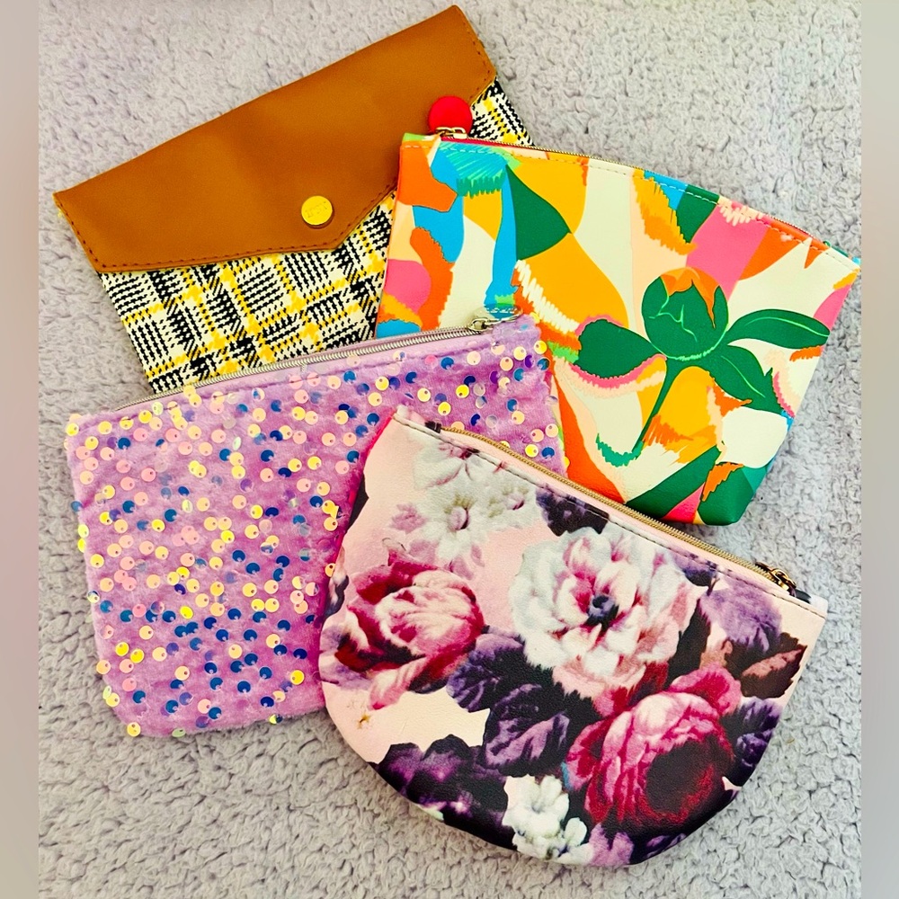 IPSY Bundle Lot 4 Makeup Bags